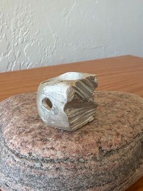 Handmade (by me) 925 Silver Heavy Bold Sculpted Artisan Brutalist Ring [7]